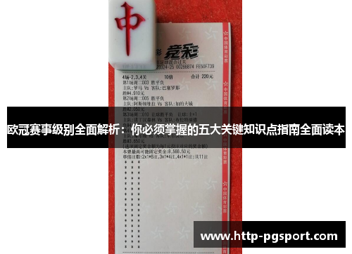 欧冠赛事级别全面解析:你必须掌握的五大关键知识点指南全面读本 欧冠赛事级别全面解析:你必须掌握的五大关键知识点指南全面读本